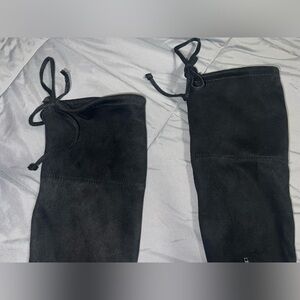 Women's Black Lace Up Boots